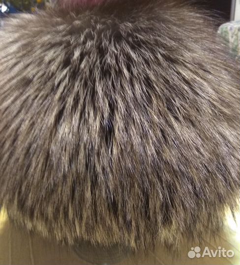 Шапка женская-чернобурка.бу