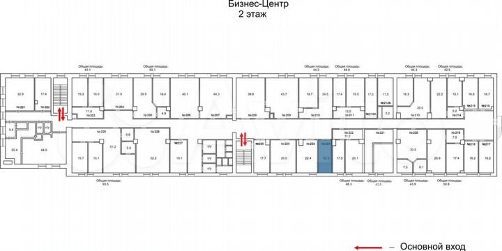 Офис аренда, 16.3 м²