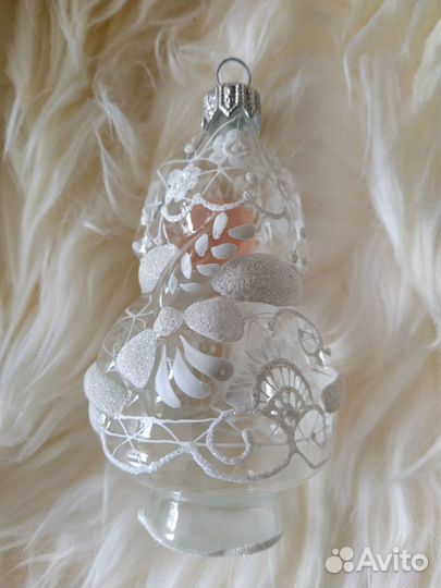 Коллекционная Елочная игрушка Снегурочка (Морозные