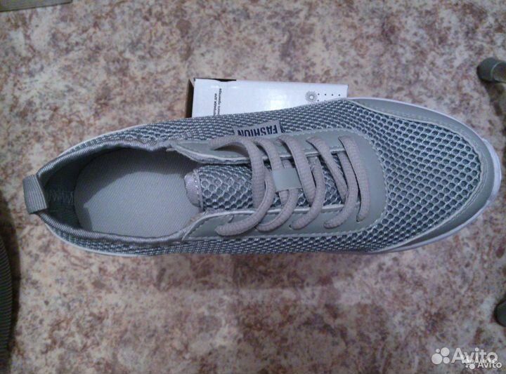 Кроссовки слипоны сетка сменка