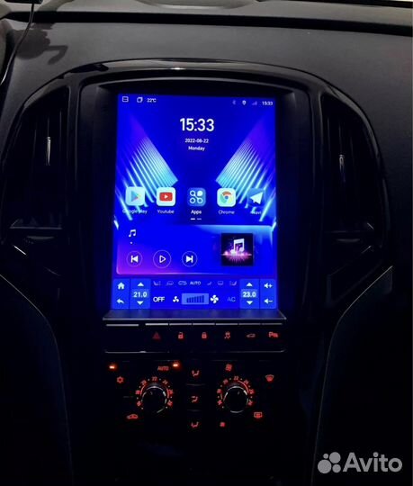 Магнитола tesla opel astra j