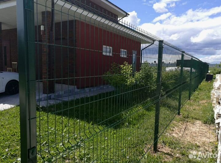 Забор сетка 3Д