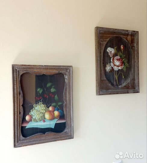 Картина на старинных досках