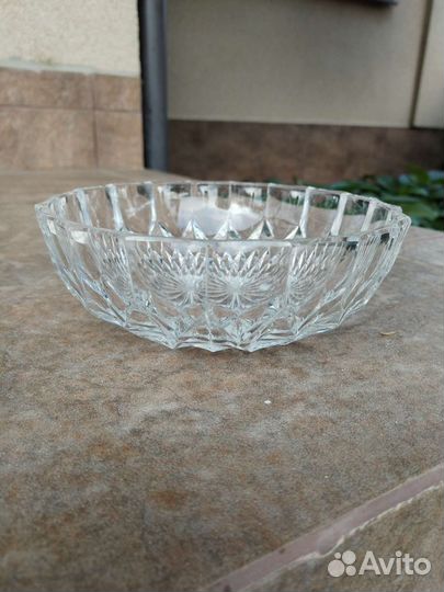 Хрустальная конфетница СССР