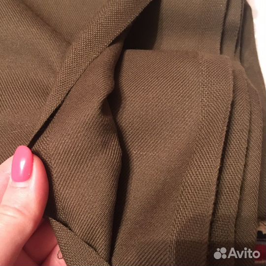 Ткань костюмная коричневая