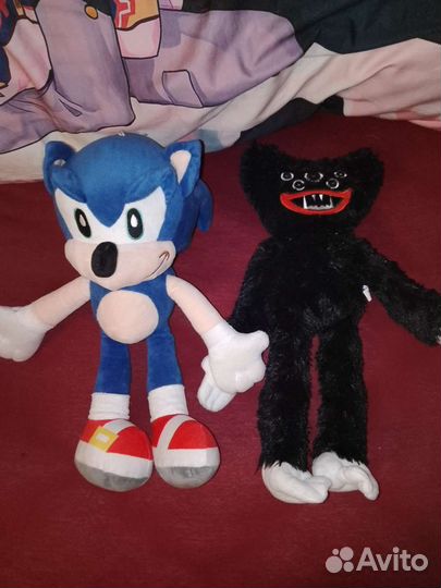 Мягкая игрушка Соник и Хаги ваги