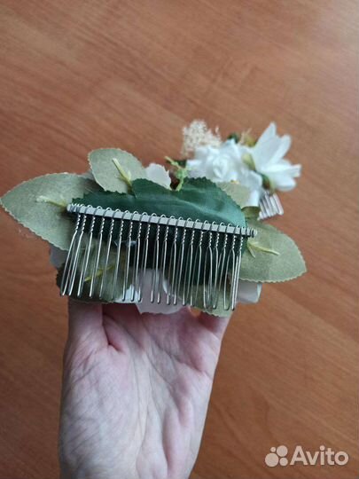 Свадебная заколка для волос, заколка цветы