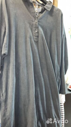 Платье микровельвет Италия новое Zelante