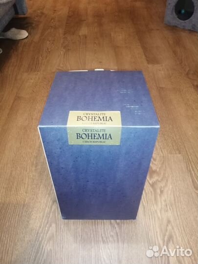 Ваза хрустальная Чехия