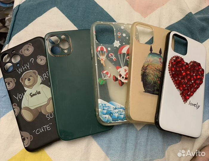 Чехол на iPhone 11, XS с накладкой под 11