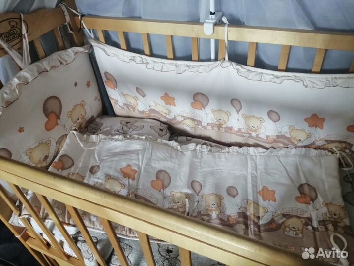 Балдахин и борта в кроватку