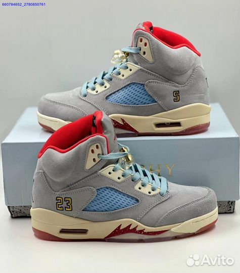 Кроссовки Trophy Room x Air Jordan 5 (Арт.31698)