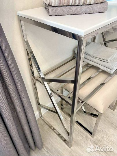 Консоль 80*40см на каркасе сталь