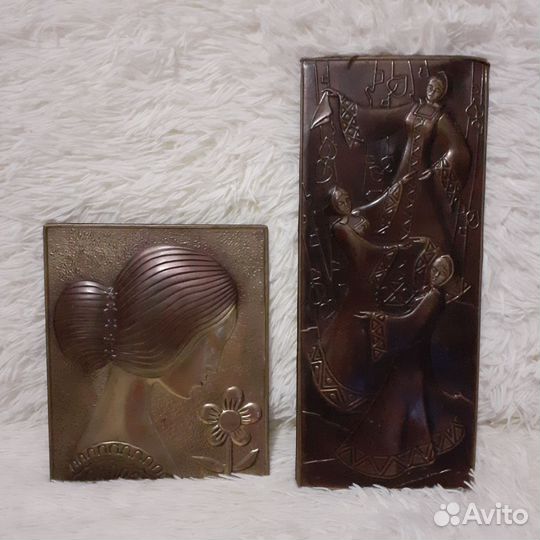 Чеканка медная СССР