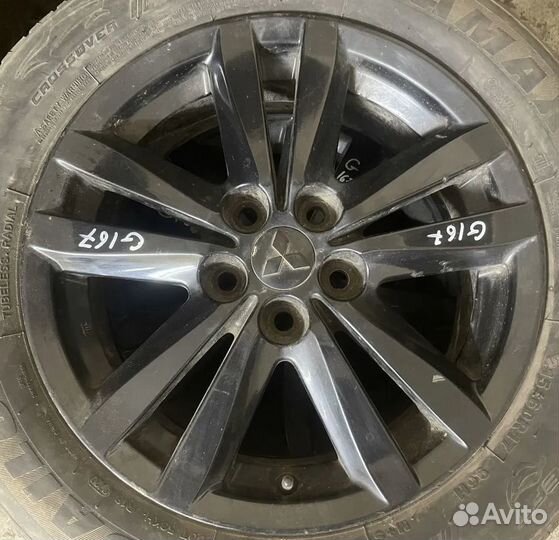 Колеса R17 mitsubishi (черные)