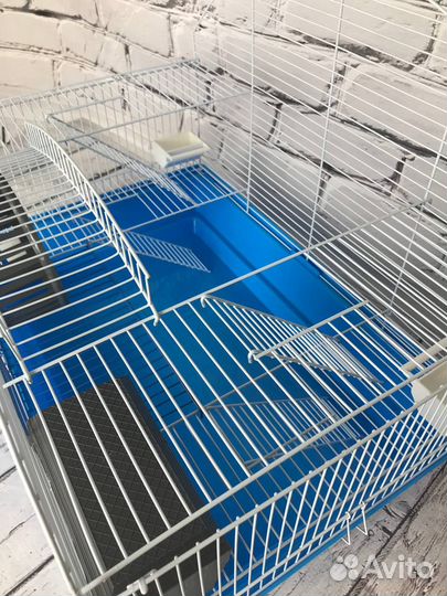 Клетка для грызунов крыс дегу хомяков 39х57х43см