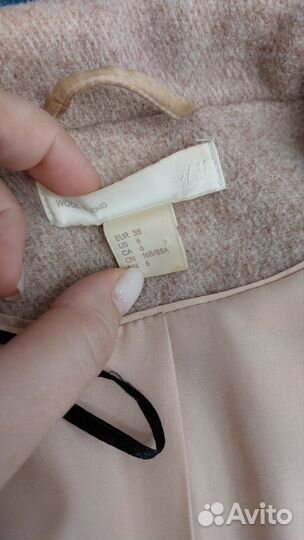 Пальто женское h&m шерсть