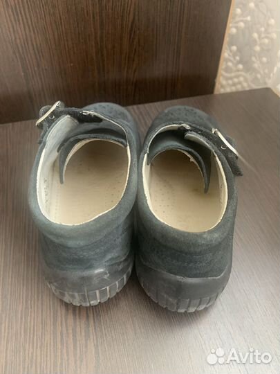 Детские ботинки для девочки чёрные