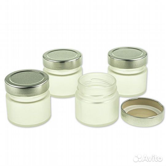 4 шт. Баночка для свечей 100 мл. (D58, матовая) с