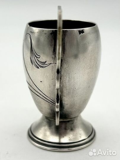 Чарка, серебро 84 проба. Вес 27,7 гр., объем 20 мл