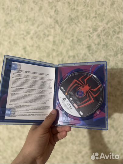 Playstation PS5 диск Человек паук Майлз Моралес