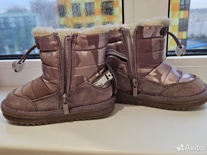 Сапоги зимние для девочки 25 размер