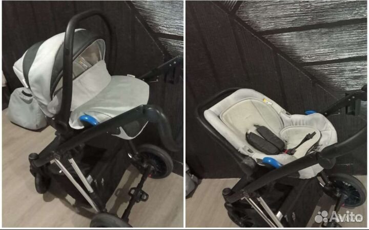 Коляска Verdi Melbu 3 в 1 серая