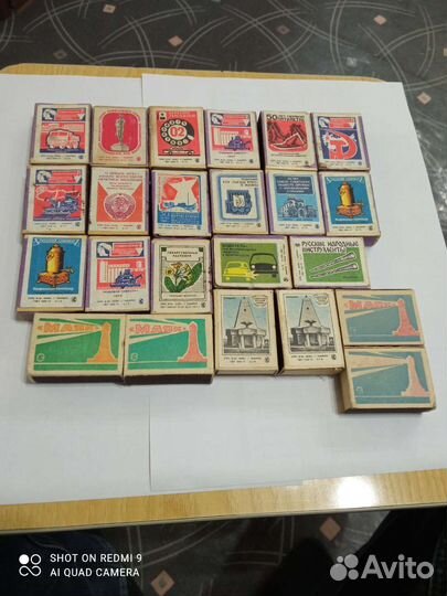 Спички СССР в деревянном коробке