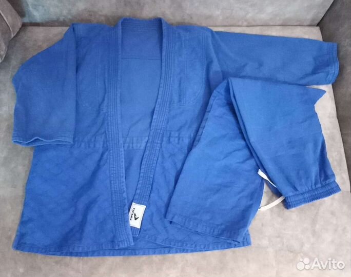 Кимоно для дзюдо синее