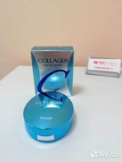 Тональный крем кушон с коллагеном Enough