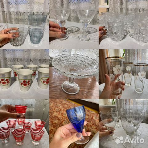 Бокалы фужеры рюмки СССР