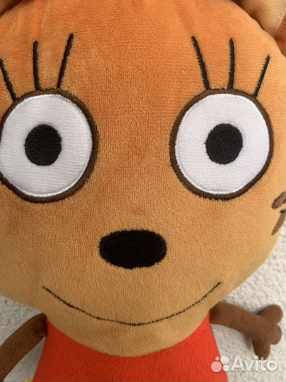 Мягкая игрушка подушка Карамелька (три кота)