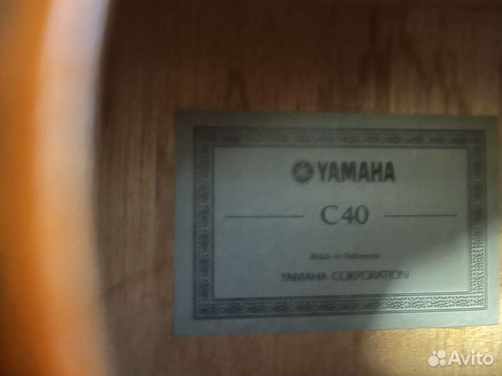 Гитара yamaha c40