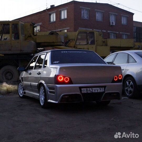 Бампер задний CUP ваз 21099, 2115 тюнинг