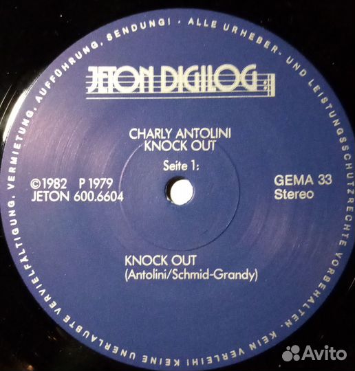 Виниловая пластинка Charlie Antolini