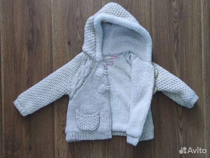 Кофта zara для девочки 86 см