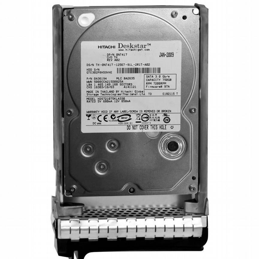 [NT417] Жесткий Диск Dell750gb Sata2 3.5" Hdd