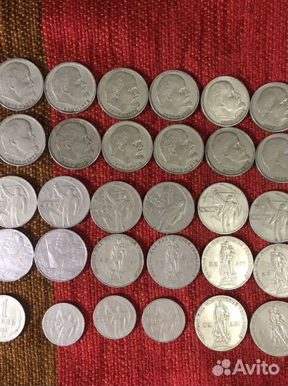 Юбилейные монеты СССР 50 штук