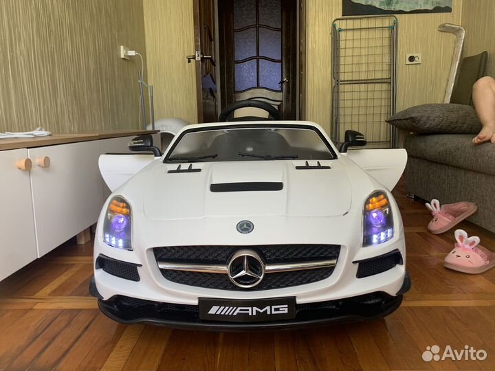 Детский электромобиль электрокар mercedes amg б/у