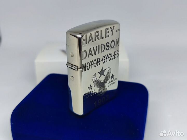 Зажигалка zippo armor Harley Davidson melchior