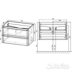 Тумба с раковиной