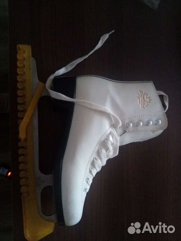 Коньки фигурные натуральная кожа