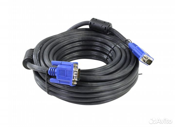 Vga - Vga кабель, 5 метров, Hoвый