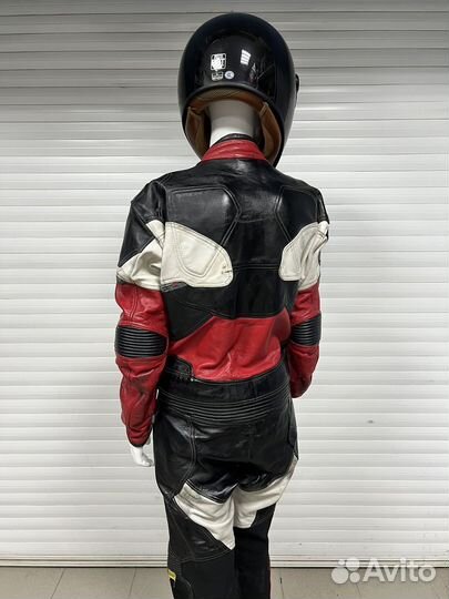 Кожаный мотокостюм комбинезон