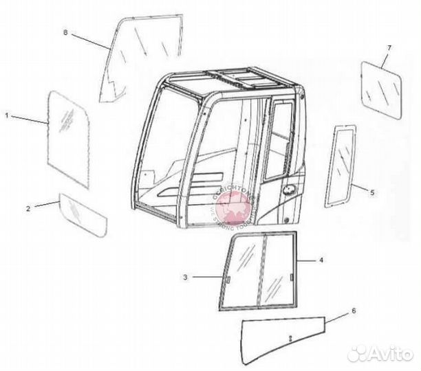 Стекло 71LB-01071
