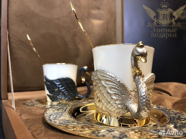 Коллекционный кофейный набор ручной работы