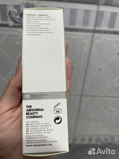 Продам новый the ordinary Salicylic acid 2