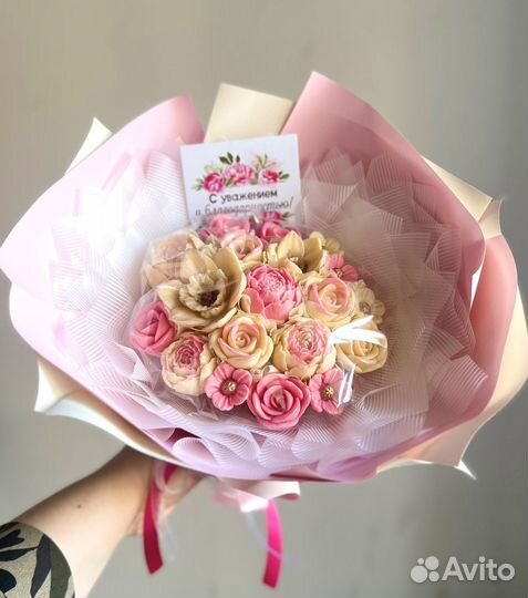 Букет из шоколада, шоколадные цветы воспитателю