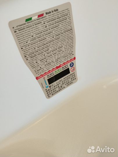 Ванночка для купания Ok Baby с держателями