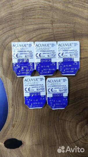 Линзы acuvue oasys -5